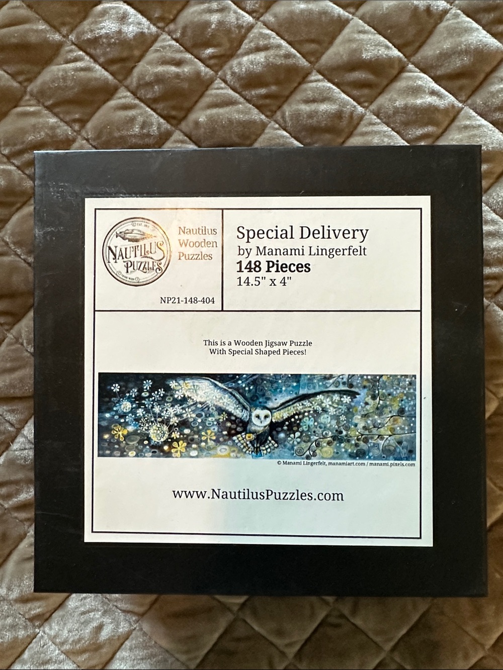 Nautilus Special Delivery Puzzle — Black, Blue, White